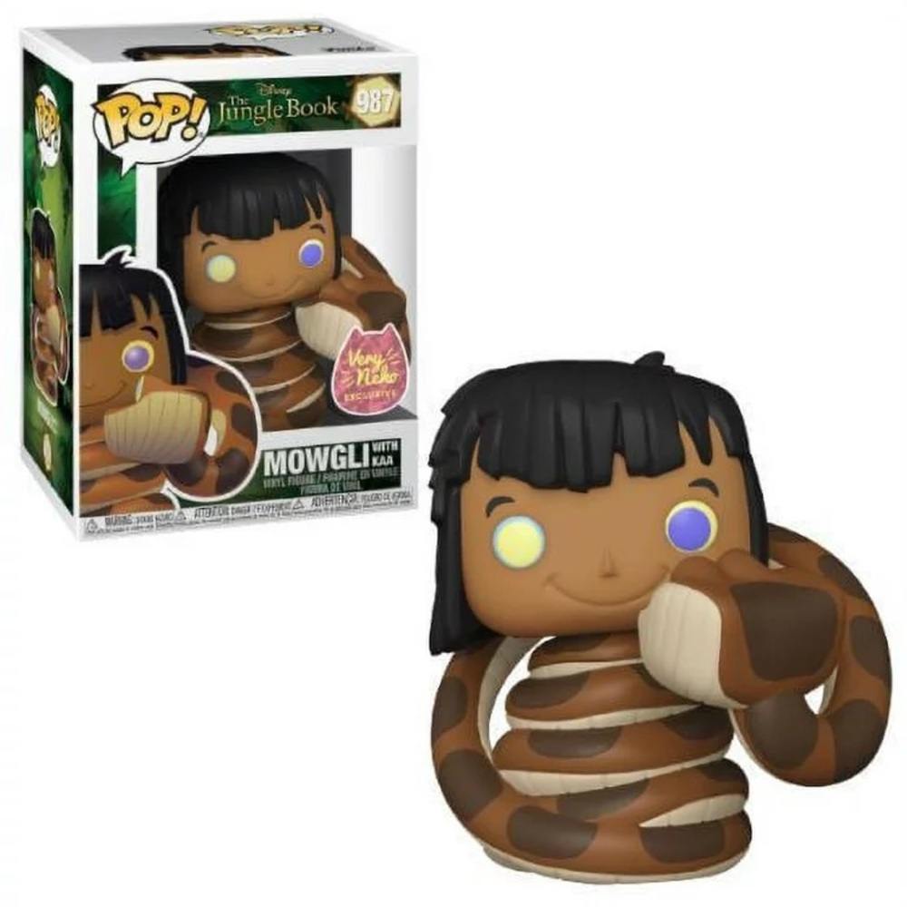 The Jungle Book Funko Pop! Mowgli with Kaa (Disney)